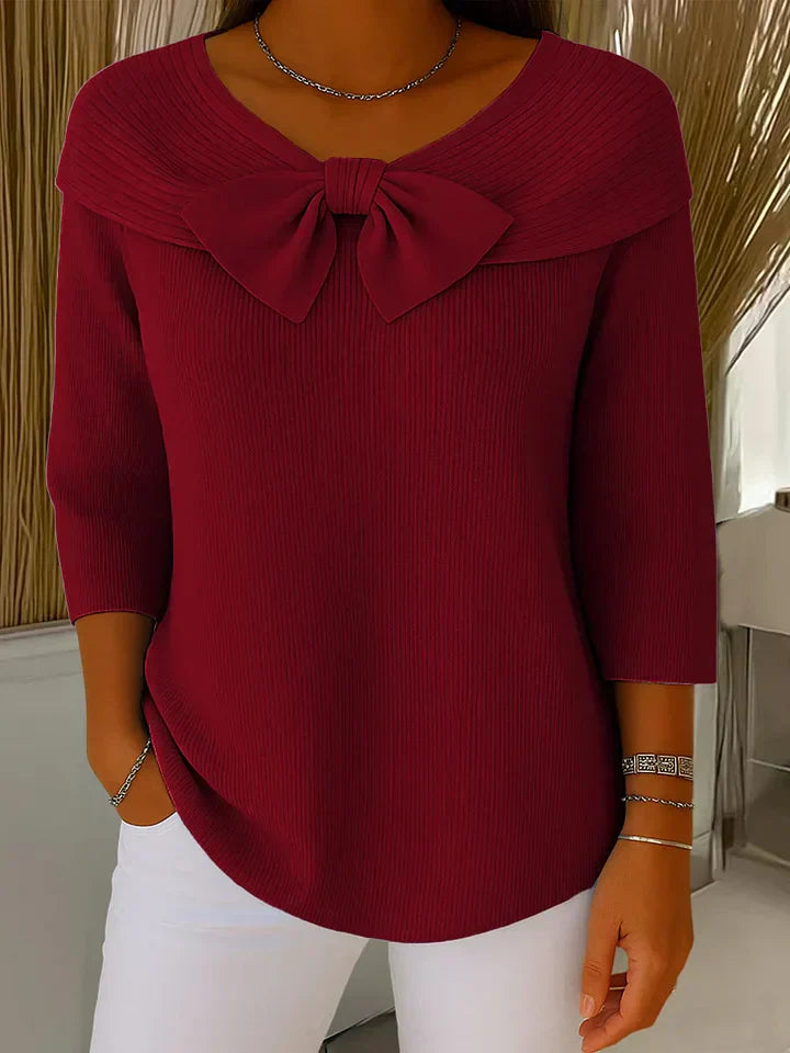 James & Kelly™ | Bow Detail Sweater
