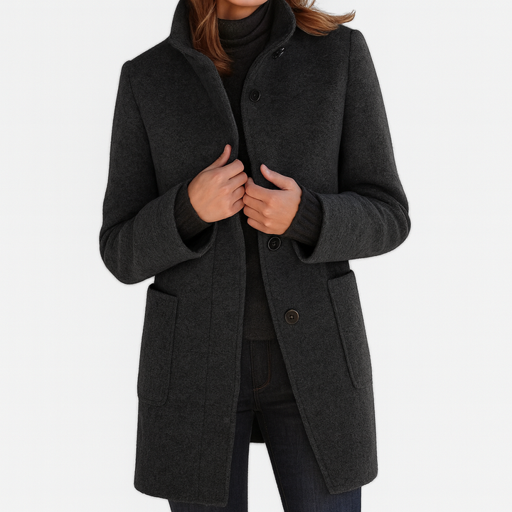 James & Kelly™ | High Collar Coat