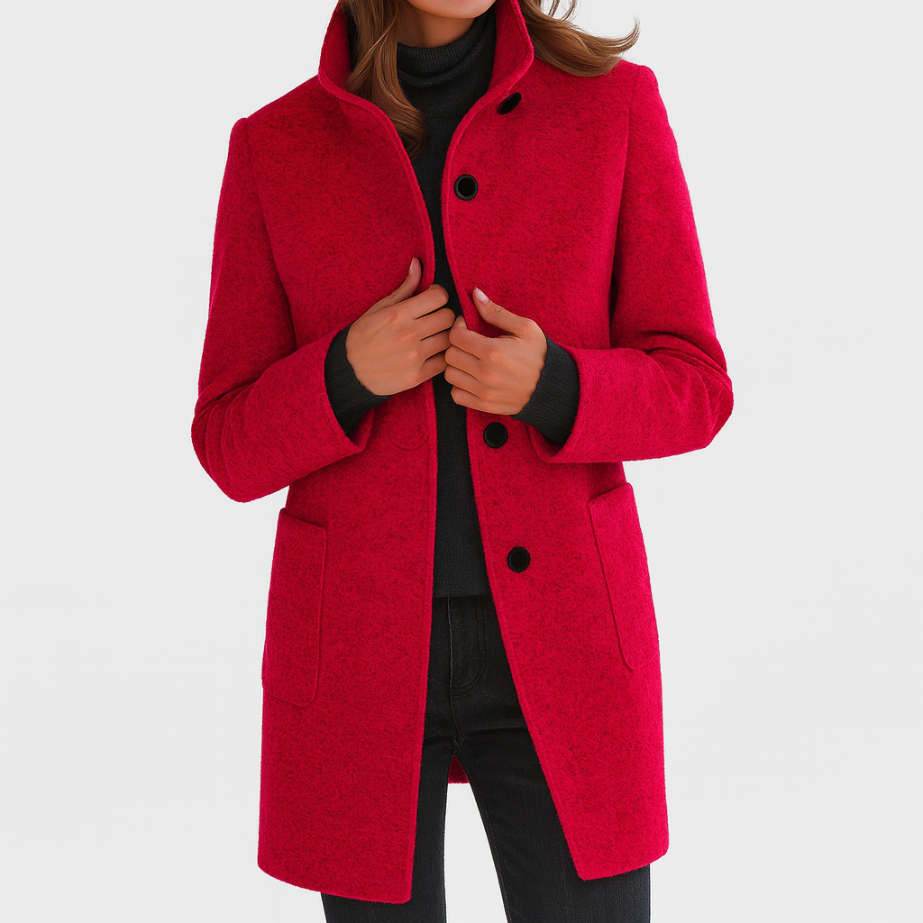 James & Kelly™ | High Collar Coat