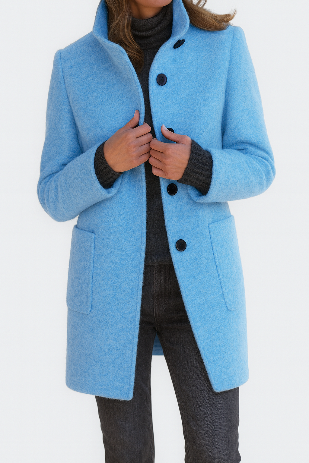 James & Kelly™ | High Collar Coat