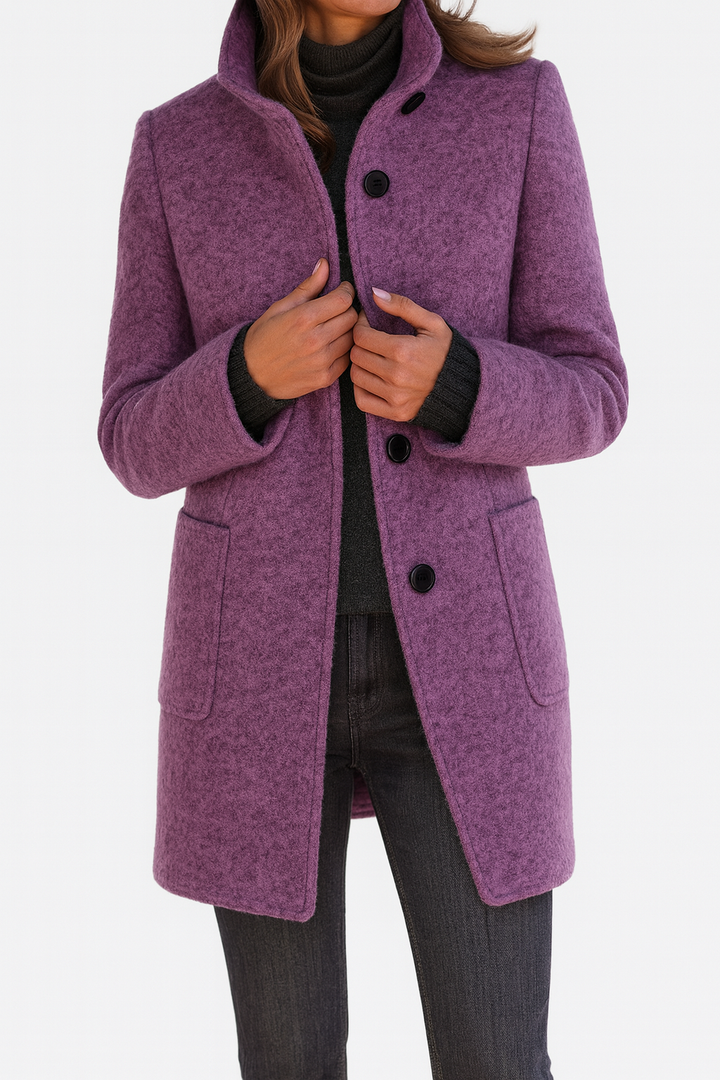 James & Kelly™ | High Collar Coat