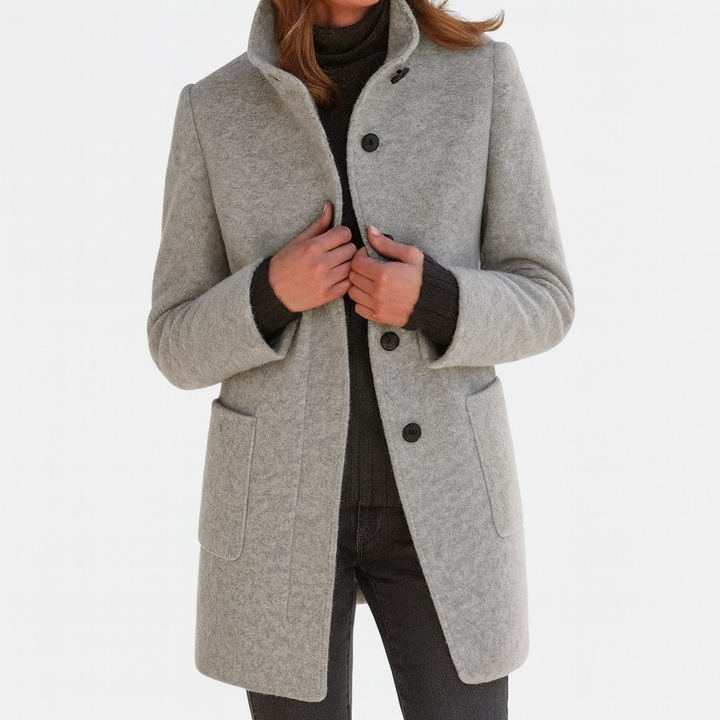 James & Kelly™ | High Collar Coat