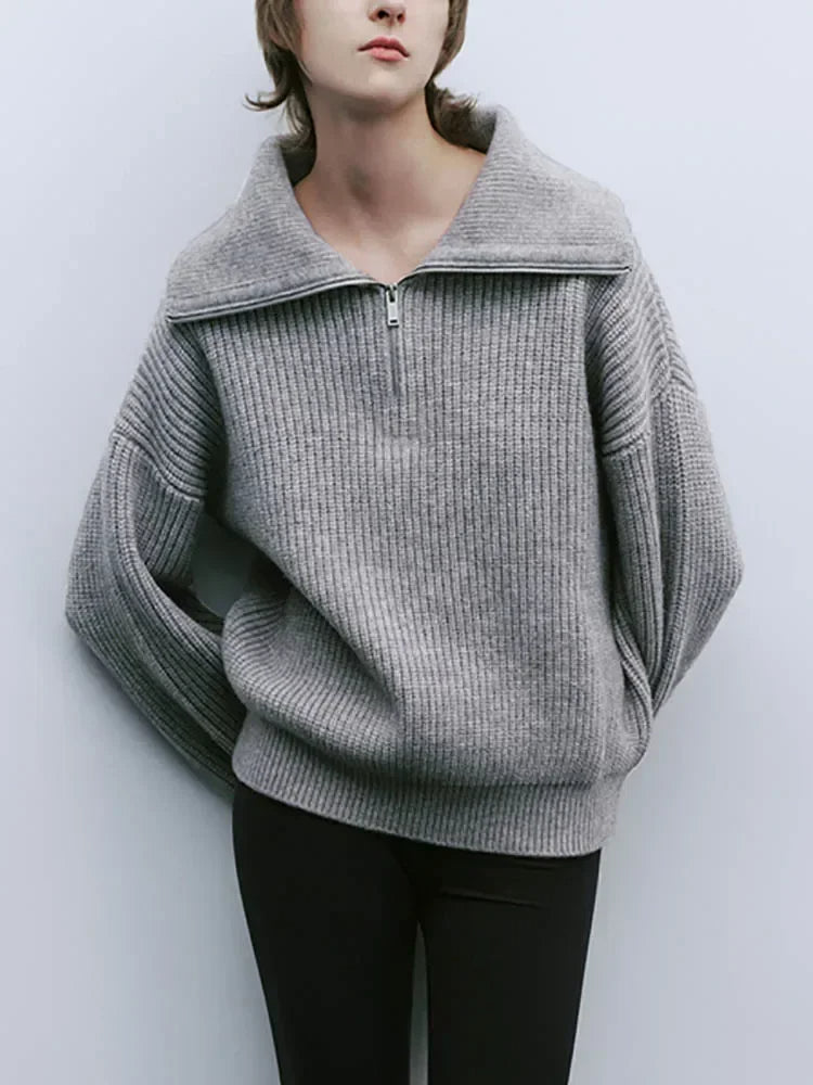 James & Kelly™ | Zipper Sweater