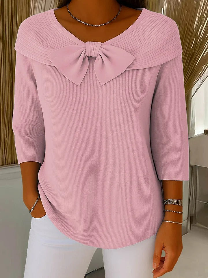 James & Kelly™ | Bow Detail Sweater