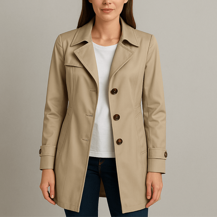 James & Kelly™ | Elegant Trench Coat